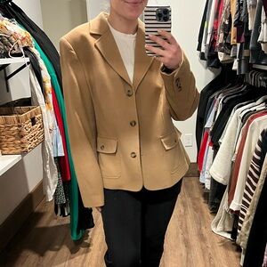 L.L. Bean Women's Camel Blazer
